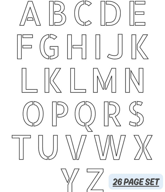 DoodleGlow Trace™ -  Printable Educational Collection